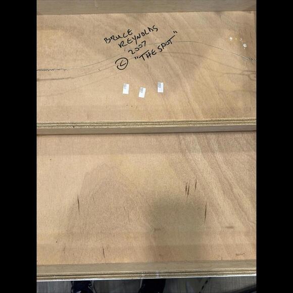 Bruce Reynolds Collage Original Art 2007 The Spot 20” X 20” - Picture 4 of 12